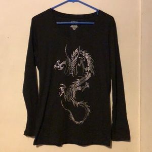 3 for $15 Women’s Black Dragon Shirt